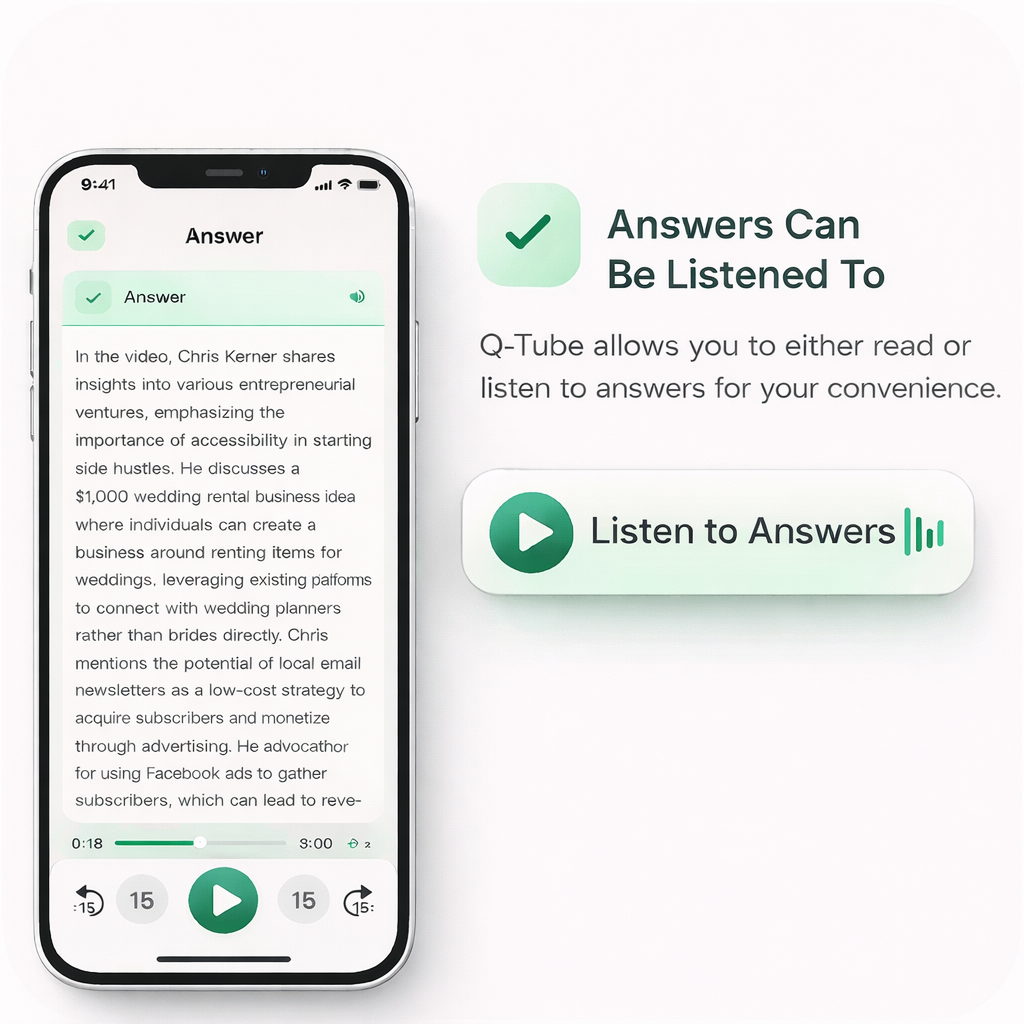 Read or Listen To Answers